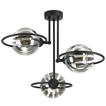 Lampa Sufitowa Wisząca Żyrandol RING Szklane Kule