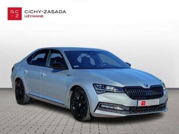Skoda Superb III Liftback Facelifting 2.0 TSI 190KM 2021 Skoda Superb 2.0 TSI 190KM Sportline DSG LED Kamera Canton Virtual Android, zdjęcie 6