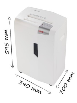 HSM Shredstar X13 измельчает P5 13 листов + МАСЛО, GDPR