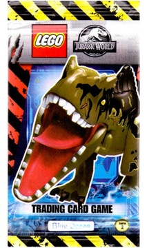 КАРТЫ LEGO JURASSIC WORLD TCG 10 пакетиков — 50 карт — ниндзяго