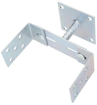 PODSTAWA SŁUPA 0-165MM REGULOWANA NA KWADRAT