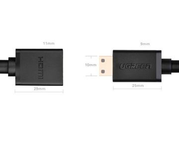 АДАПТЕР HDMI НА MINI HDMI UGREEN 4K
