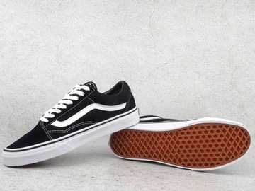 VANS OLD SKOOL BUTY TRAMPKI TENISÓWKI CZARNE SKATE