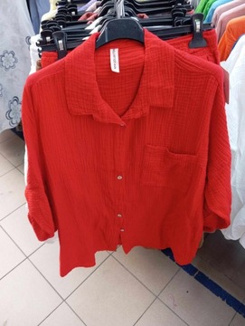 Муслиновый SET, рубашка с шортами, светло-розовый