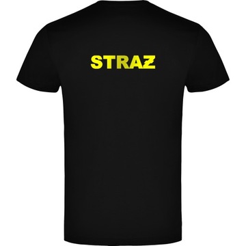 Koszulka strażacka straż pożarna koszulki OSP PSP MDP t-shirt bawełniany