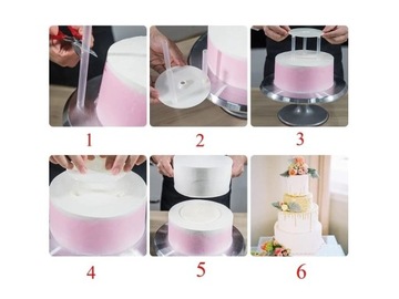 ПРОЗРАЧНАЯ ПРОЗРАЧНАЯ ПОДСТАВКА ДЛЯ ТОРТА ДЛЯ ШТАБИРОВАНИЯ 9 СМ