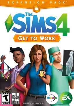 The Sims 4 Get to Work DLC XBOX One Kod Klucz