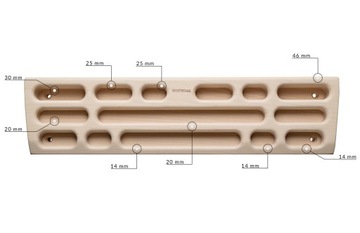 Деревянная доска WhiteOak + 2 простых таблички