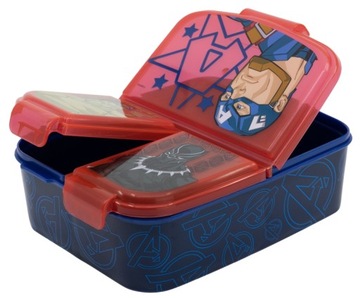 AVENGERS ŚNIADANIÓWKA LUNCH BOX PRZEGRODY MARVEL