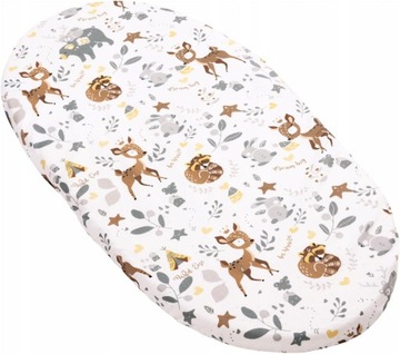 PRZEŚCIERADŁO Z GUMKĄ DO GONDOLI I KOŁYSKI 80X40CM