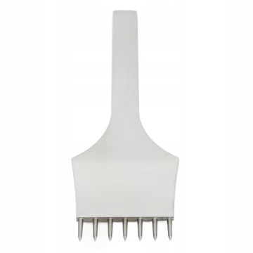 Skórzane żelazko do nakłuwania 5mm 7 zębów ze