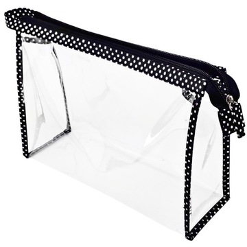 Набор дорожных косметичек, 3 прозрачных благородных женских косметички