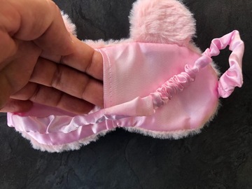 OPASKA NA OCZY MASKA DO SPANIA SNU RELAKSU ŚWINKA na gumce Oldman pluszowa