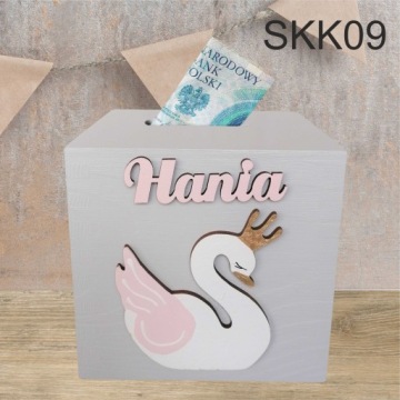 Подарок-копилка для девочки 100% ДЕРЕВО ИМЯ