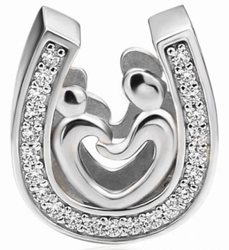 Charms Zawieszka dla Mamy Charmsy Mama i dziecko Srebro s925 Dzień Matki