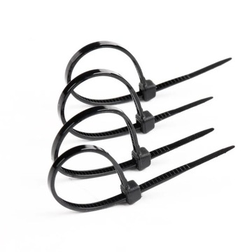 ЗАЖИМЫ, ПРОЧНЫЕ ЗАЖИМЫ, КАБЕЛЬНЫЕ Стяжки, ЧЕРНЫЕ, 4х100мм, 50 ШТ.