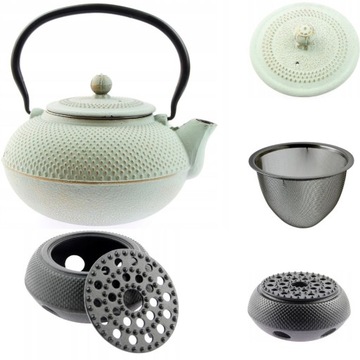 ЧАЙНИК, ЧУГУННЫЙ ЗАВАВАТЕЛЬ, ЧАЙНИК ОБЪЕМОМ 1,5 Л, ПОДОГРЕВ СВЕЧИ