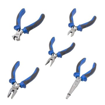 ZESTAW SZCZYPIEC PRECYZYJNYCH MINI 5 SZTUK BOCZNE KOMBINERKI SZCZYPCE 125MM
