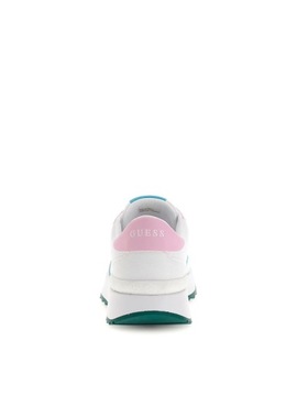 Buty damskie Guess VINSA białe z dodatkiem różowego i niebieskiego 39