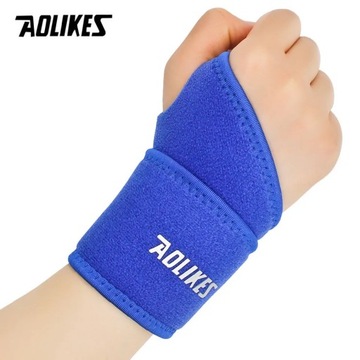 AOLIKES 1 шт. регулируемый браслет для запястья, туннельный бандаж, поддержка запястья, спорт