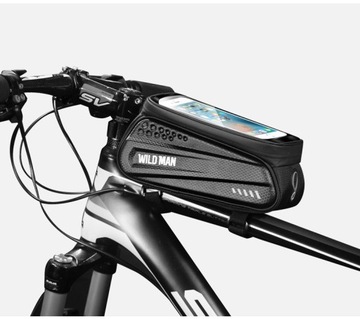ВОДОНЕПРОНИЦАЕМАЯ СУМКА ДЛЯ ВЕЛОСИПЕДА СУМКА В РАМКЕ ЧЕХОЛ ДЛЯ ТЕЛЕФОНА 1 Л WILD MAN