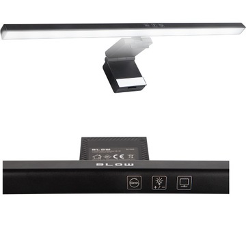 LAMPKA NA MONITOR DO KOMPUTERA NOCNA REGULOWANA LISTWA MOCNA 10W USB-C 50CM