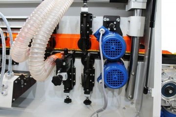 Кромкооблицовочный станок STOMANA KZM 6 RTF, предварительное фрезерование, обрезка углов