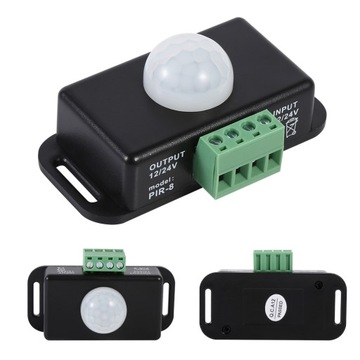 НАСТЕННЫЙ PIR ДАТЧИК ДВИЖЕНИЯ НАРУЖНЫЙ СВЕТОДИОДНЫЙ ПОВЕРХНОСТНЫЙ ДЕТЕКТОР ДАТЧИК