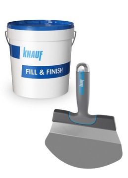 Шпатель полукруглый для штукатурки КНАУФ.