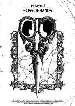 Plakat na płótnie Edward Scissorhands plakat Tim B