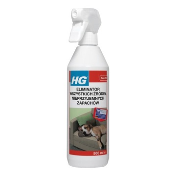 HG neutralizator zapachu moczu kota psa papierosów profesjonalny 500ml