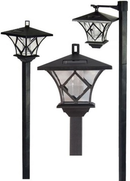 LAMPA LED LATARNIA solarna ZEWNĘTRZNA OGRODOWA