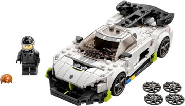 Модель автомобиля KOENIGSEGG Jesko LEGO 76900 + ПОДАРОЧНАЯ СУМКА LEGO