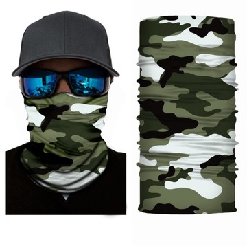 KOMINIARKA KOMIN BANDANA CHUSTA CZASZKA WYS JAKOŚĆ WIELOFUNKCYJNA CIEPŁA
