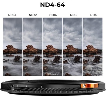 Гибридный фильтр 2 в 1 52 мм 52 мм CPL ПОЛЯРИЗОВАННЫЙ + СЕРЫЙ ФЕЙДЕР ND4-ND64 K&F