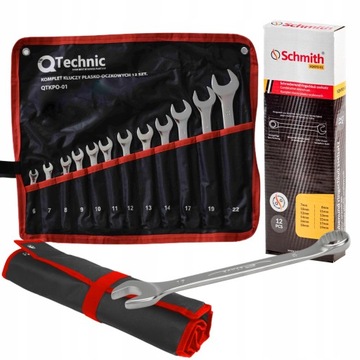 НАБОР КЛЮЧЕЙ НАКИДНЫХ SCHMITH 6-22 мм 12 шт.