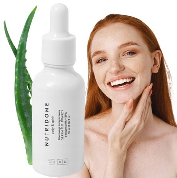 PEELING do twarzy SERUM PEELINGUJĄCE scrub kwas AHA BHA NUTRIDOME 30ml