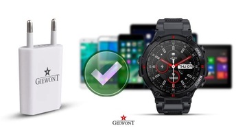 Zegarek Męski SMARTWATCH z Funkcją Rozmowy Ciśnienie Menu PL + Ładowarka