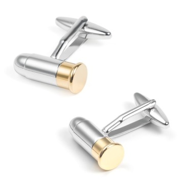 Srebrne Spinki Do Mankietów Koszuli Nabój Pudełko