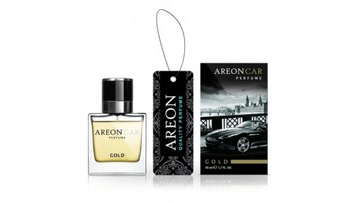 AREON CAR PERFUME 50ml GOLD PERFUMY SAMOCHODOWE