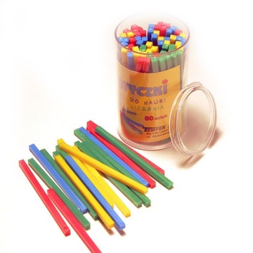 Patyczki do nauki liczenia 80 elementów