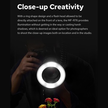 Godox MF-R76 Универсальный кольцевой фонарь для