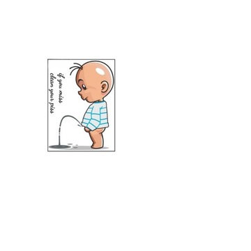 ПРЕДУПРЕЖДАЮЩИЕ НАКЛЕЙКИ ДЛЯ ТУАЛЕТОВ, 2 ЛИСТА