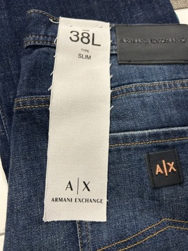 Armani Exchange spodnie Slim rozm 38-34 pas 104 cm