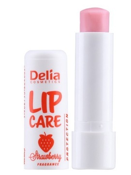 Delia Lip Care Strawberry Pomadka Ochronna do Ust 4,9G