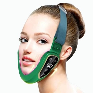 МАССАЖЕР ДЛЯ ЛИЦА V ПОДБОРОДОК ЛИФТИНГ LED THERAPY 2в1 - Инструмент