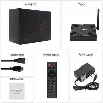 Smart TV Box 6K Wi-Fi Медиаплеер Телеприставка