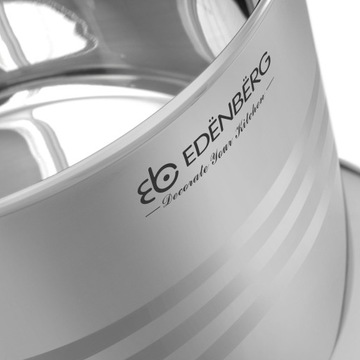 Набор кастрюль Edenberg из нержавеющей стали, 8 предметов.