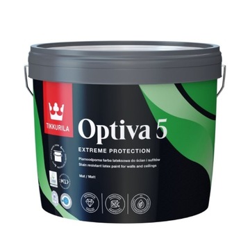 Tikkurila Optiva Matt 5 baza A farba lateksowa 2,7l