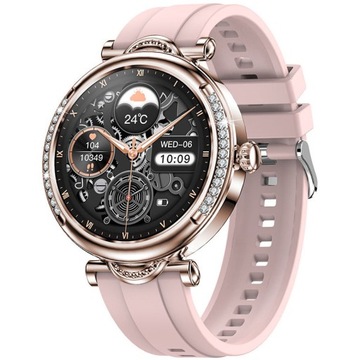 Smartwatch Damski Hagen HC92.29.539 różowe złoto pasek